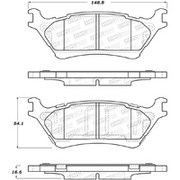 StopTech Street Brake Pads - Rear