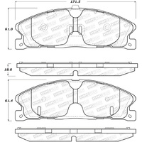 StopTech Street Brake Pads - Rear