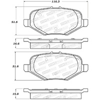 StopTech Street Brake Pads - Front