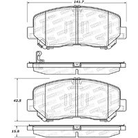 StopTech Street Brake Pads - Rear