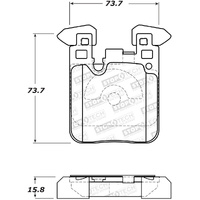 StopTech 12-15 BMW 335i Street Performance Rear Brake Pads