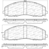 StopTech Street Brake Pads - Rear