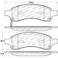 StopTech Street Brake Pads - Rear