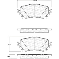 StopTech Street Brake Pads - Rear