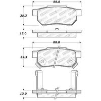 StopTech Performance 90-01 Integra (exc. Type R)/90-93 Civic EX Coupe w rear disc & abs/99-00 Civic