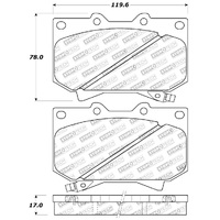 StopTech Sport Brake Pads w/Shims and Hardware - Front