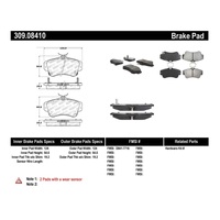 StopTech Performance 03-05 Dodge SRT-4 Front Brake Pads