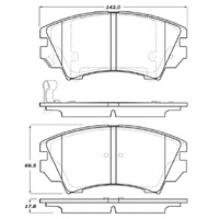 StopTech Performance Front Brake Pads 11-16 Chevy Caprice