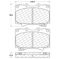 StopTech 98-07 Toyota Land Cruiser/Lexus LX470 Front Truck & SUV Brake Pad