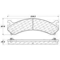 StopTech 09-20 Chevrolet Silverado 3500 / GMC Sierra 3500 Front Truck & SUV Brake Pad