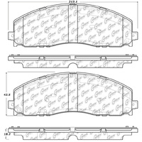 StopTech Ford 12-20 F-250/350 / 13-16 F-450 Front Truck & SUV Brake Pad