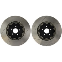 StopTech 13-15 Ford Focus ST AeroRotor Direct Replacement 2-piece Slotted Front Rotor Pair