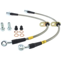 StopTech 00-05 Toyota MR2 Spyder Front Stainless Steel Brake Lines