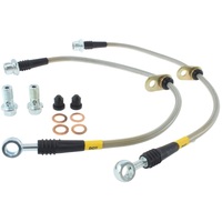 StopTech 08-10 Toyota Land Cruiser Front Stainless Steel Brake Line Kit