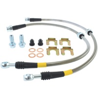 StopTech 00-05 Mitsubishi Eclipse / 01-05 Dodge Stratus Stainless Steel Front Brake Lines