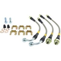 StopTech 05-06 LGT Stainless Steel Rear Brake Lines (4 Line Kit)