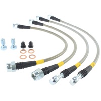 StopTech 07-13 Chevy Suburban/GMC Yukon XL Stainless Steel Rear Brake Line Kit