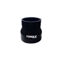 Torque Solution Transition Silicone Coupler 2.25in to 3in Black Universal