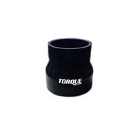 Torque Solution Transition Silicone Coupler: 2 inch to 3 inch Black Universal