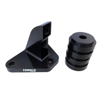 Torque Solution Mustache Bar Eliminator w/ Solid Bushings: 01-06 Mitsubishi Evolution 7/8/9