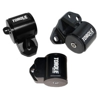 Torque Solution 3pc Billet Engine Mount Kit (3 Bolt): 92-95 Honda Civic/94-01 Integra/93-97 Del Sol