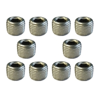 Torque Solution Stainless Steel 1/8 in NPT Plug: Universal 10 Pack