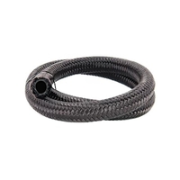 Torque Solution Nylon Braided Rubber Hose -10AN 10ft (0.56in ID)