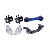 Torque Solution Engine/Trans/Blue Pitch Mount Kit w/ Mount Plates: 02-14 Subaru WRX / 04+ Subaru STi