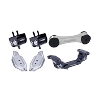 Torque Solution Engine/Trans/Silver Pitch Mount Kit w/Mount Plates 02-14 Subaru WRX/2004+ Subaru STI