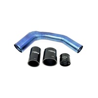 Torque Solution 2022+ Subaru WRX / 19-23 Subaru Ascent Titanium Top Mount Charge Pipe - Burnt Blue