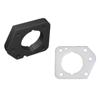 Torque Solution Throttle Body Spacer (Black) - 06-11 Honda Civic LX/EX/DX R18