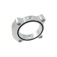 Torque Solution Throttle Body Spacer (Silver): Kia Optima 2.0T