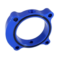 Torque Solution Throttle Body Spacer Kia Optima 2.0T  - Blue