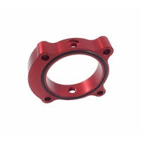 Torque Solution Throttle Body Spacer (Red): Hyundai Sonata 2.0T