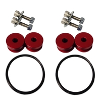 Torque Solution Billet Bumper Quick Release Kit (Red): Universal