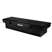 Tradesman Aluminum Economy Cross Bed Truck Tool Box (72in.) - Black