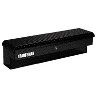 Tradesman Aluminum Side Bin Truck Tool Box w/Push Button (70in.) - Black