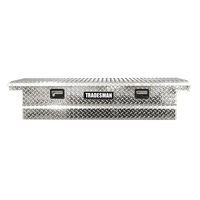 Tradesman Aluminum Single Lid Cross Bed Truck Tool Box (63in.) - Brite