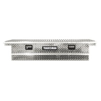 Tradesman Aluminum Single Lid HD 28 Cross Bed Low-Profile Truck Tool Box (72in.) - Brite