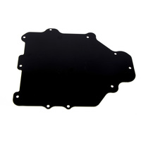 UMI Performance 93-02 GM F-Body HVAC Delete Panel Aluminum Black