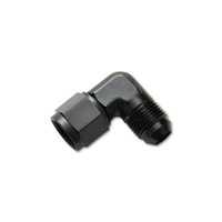 Vibrant -12AN Female to -12AN Male 90 Degree Swivel Adapter Fitting