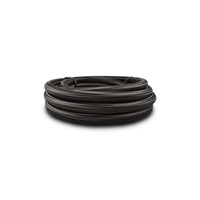 Vibrant -16 AN Black Nylon Braided Flex Hose (2 foot roll)