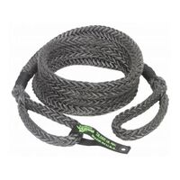 Voodoo Offroad 7/8in x 20 ft Synthetic Recovery Rope with Rope Bag - Black