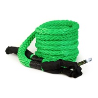 Voodoo Offroad 2.0 Santeria Series 1-1/4in x 30 ft Kinetic Recovery Rope with Rope Bag - Green