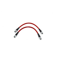 VR Performance 13-16 Porsche 991 Carrera Rear Steel Braided Brake Lines