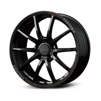 Versus VT125S 19X8.0 +42 5-108 Super Dark Gunmetal/MC/RAP (Red Clear)