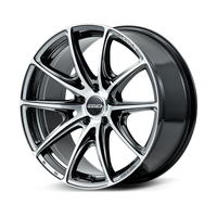 Versus 19x8.5 / +22 ET / 5x112 VV25R - Diamond Cut / Side Jet Black