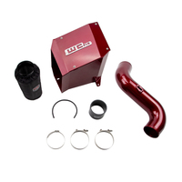 Wehrli 07.5-10 Chevrolet Duramax LMM 4in Intake Kit - WCFab Red