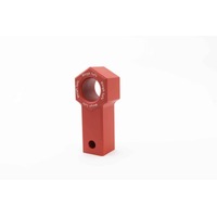 Weigh Safe Towing Recovery - Cerakote Aluminum Soft Shackle Hitch Ring - Red