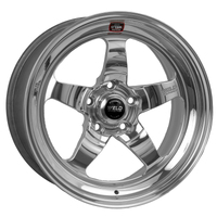 Weld S71 18x9 / 5x4.5 BP / 5.7in. BS Polished Wheel (Medium Pad) - Non-Beadlock